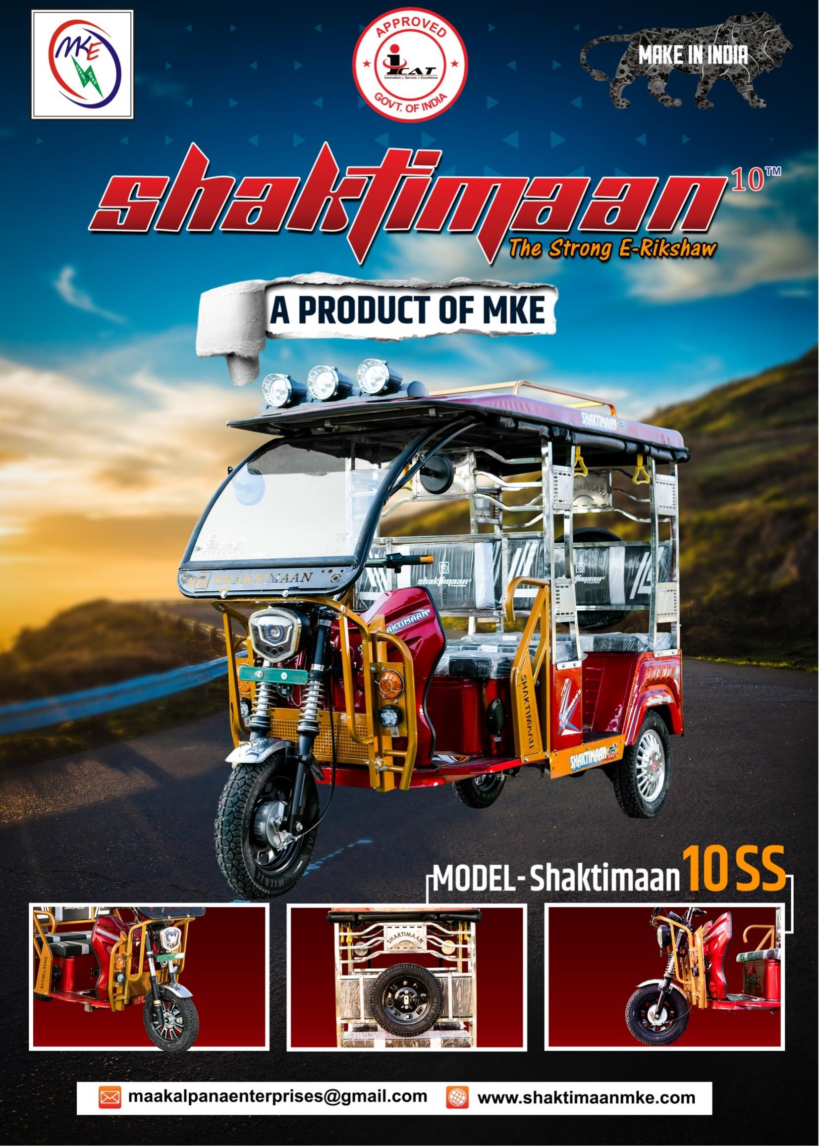 Shaktiman 10 SS E-Rickshaw